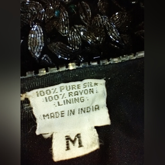 SCALA BEADED DRESS WITH SEQUINED FLORAL PATTERN - Picture 5 of 8